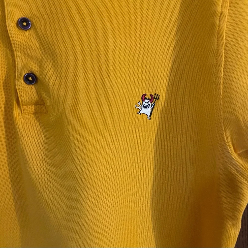Robert Graham Orange Cotton Short Sleeve Polo Golf Shirt Size XL - Picture 2 of 12